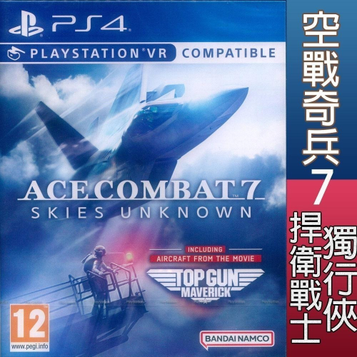 【一起玩】PS4 空戰奇兵 7：未知天際 捍衛戰士：獨行俠 英文歐版 Ace Combat 7: Skies