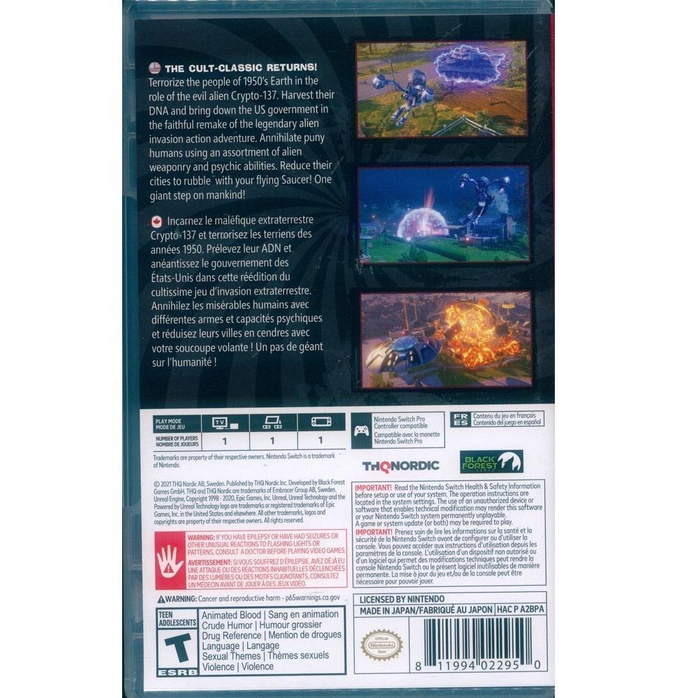 【一起玩】NS Switch 毀滅全人類 中文版 Destroy All Humans-細節圖3