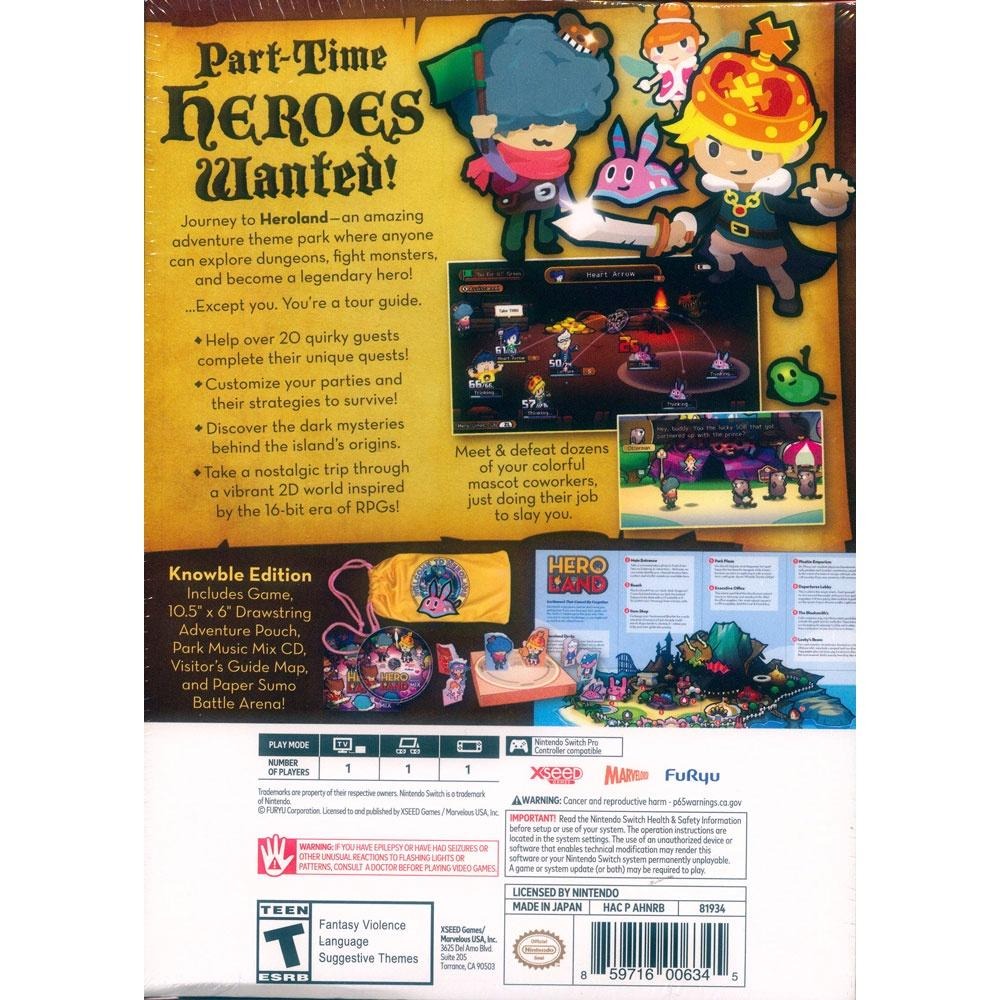 【一起玩】NS SWITCH 英雄島 限定版 英文美版  Heroland  Knowble Edition-細節圖3