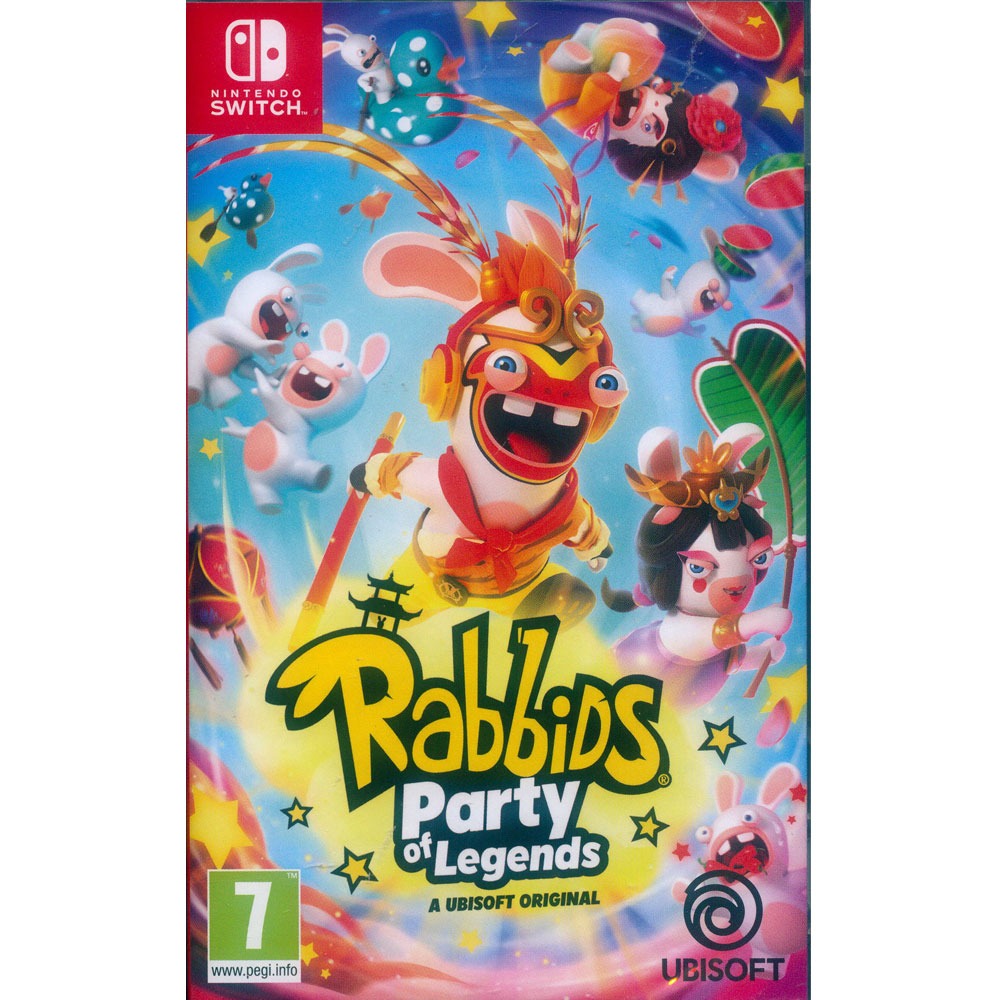 (一起玩) NS SWITCH 瘋狂兔子：傳奇派對 中文版 Rabbids: Party of Legends-規格圖8