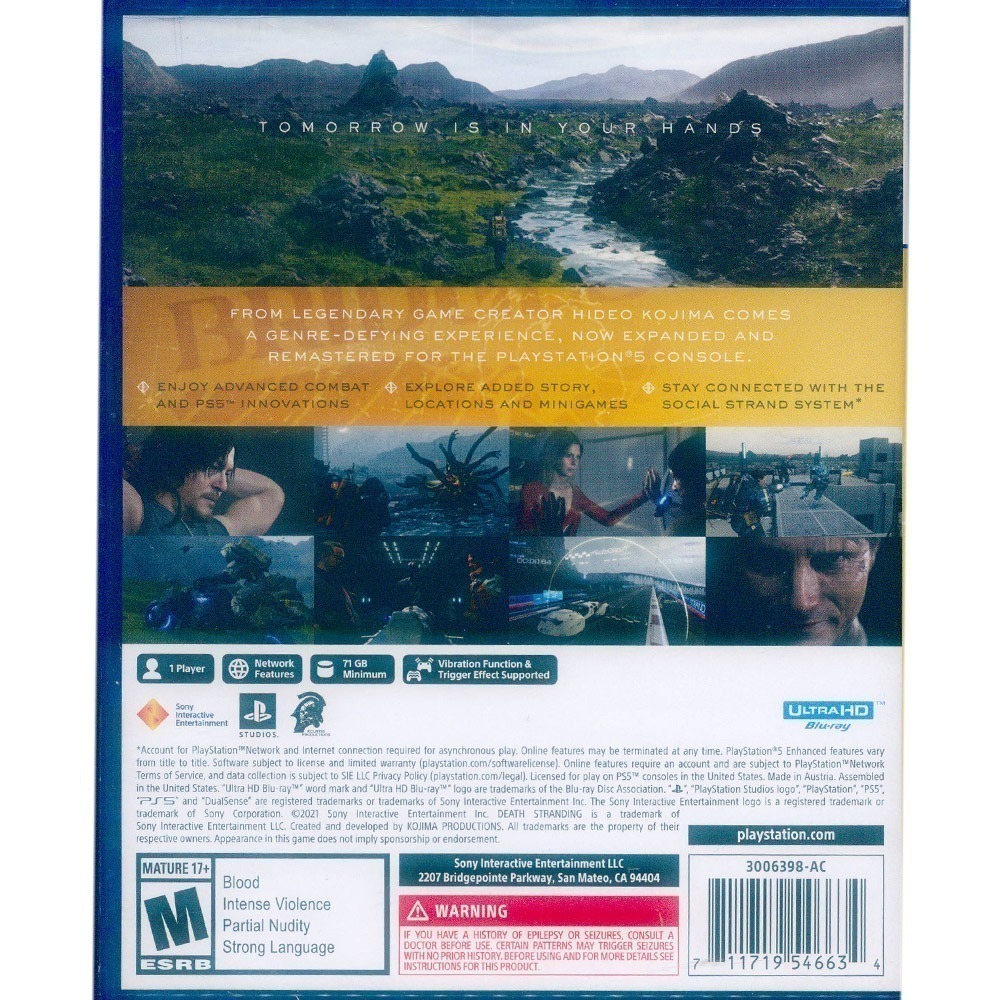 【一起玩】PS5 死亡擱淺 導演剪輯版 中英日文美版 Death Stranding Directors Cut-細節圖3