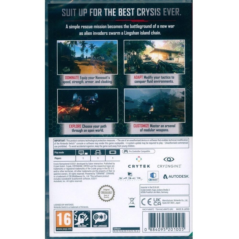 【一起玩】NS SWITCH 末日之戰 重製版 中英日文歐版 Crysis  Remastered-細節圖3