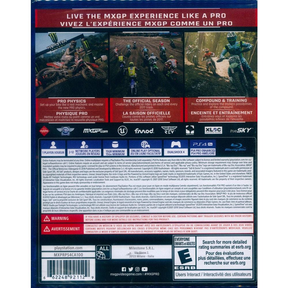 PS4 MXGP Pro 世界摩托車越野錦標賽 Pro 英文美版 【一起玩】-細節圖3