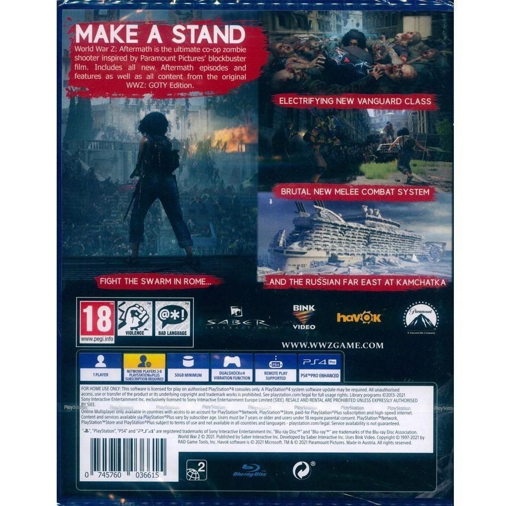 PS4 末日之戰：劫後餘生 中文歐版(亞版) World War Z: Aftermath【一起玩】-細節圖3