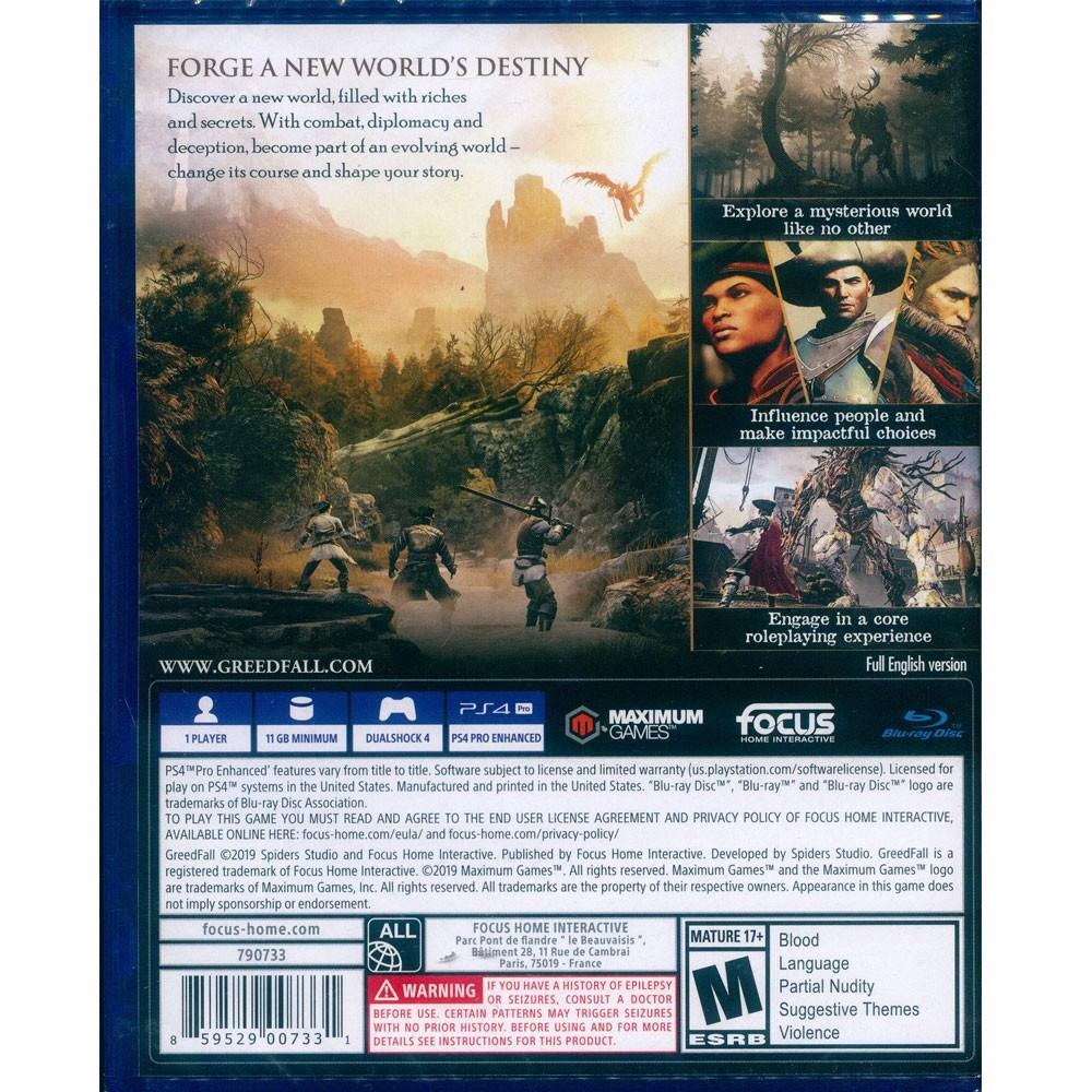 PS4 貪婪之秋 中英文美版 Greedfall (一起玩)-細節圖3