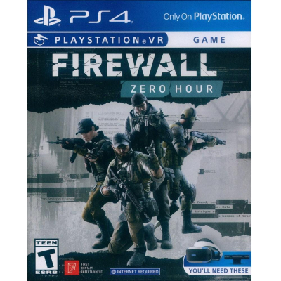 PS4 VR 防火牆 絕命時刻 英文美版 FIREWALL ZERO HOUR 【一起玩】