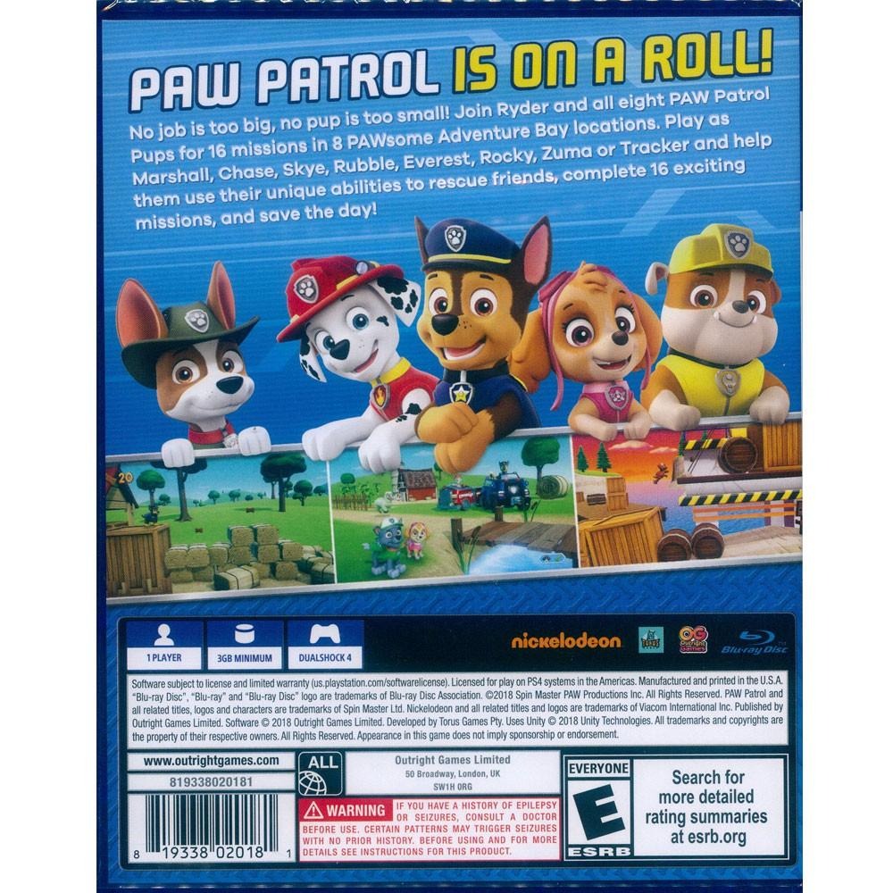PS4 汪汪隊立大功出發救援 英文美版 Paw Patrol On A Roll (一起玩) (現貨全新)-細節圖3