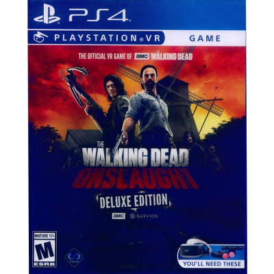 PS4 陰屍路：猛烈攻勢 豪華版 英文美版 Walking Dead Onslaught Deluxe  【一起玩】