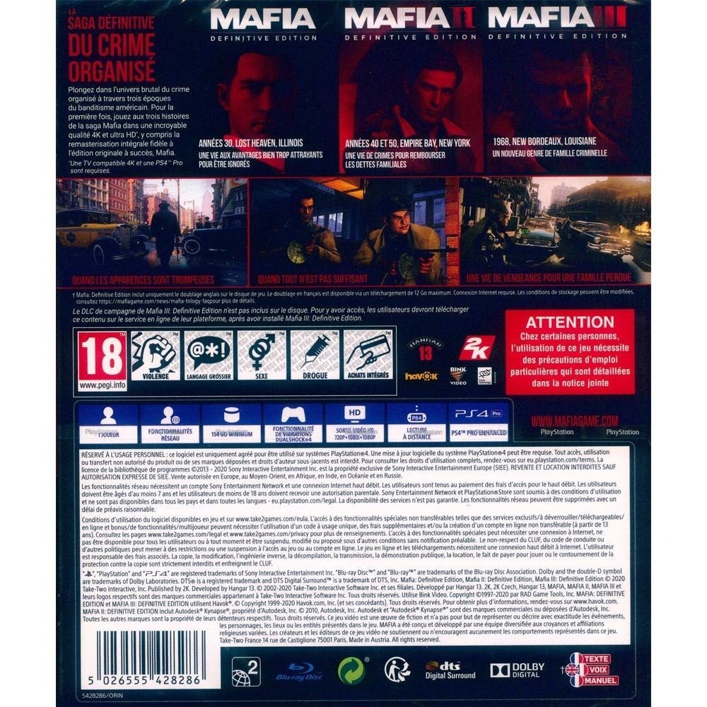 【一起玩】PS4 四海兄弟 三部曲 中英文歐版 Mafia Trilogy 黑手黨合輯-細節圖3