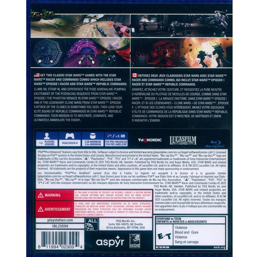 PS4 星際大戰極速飛梭與突擊隊組合 中日英文美版 Star Wars Racer and Commando 【一起玩】-細節圖3