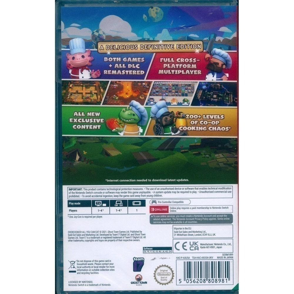 【一起玩】NS Switch 胡鬧廚房！全都好吃 中文版 煮過頭1+2 煮過頭1 煮過頭2 Overcooked-細節圖5