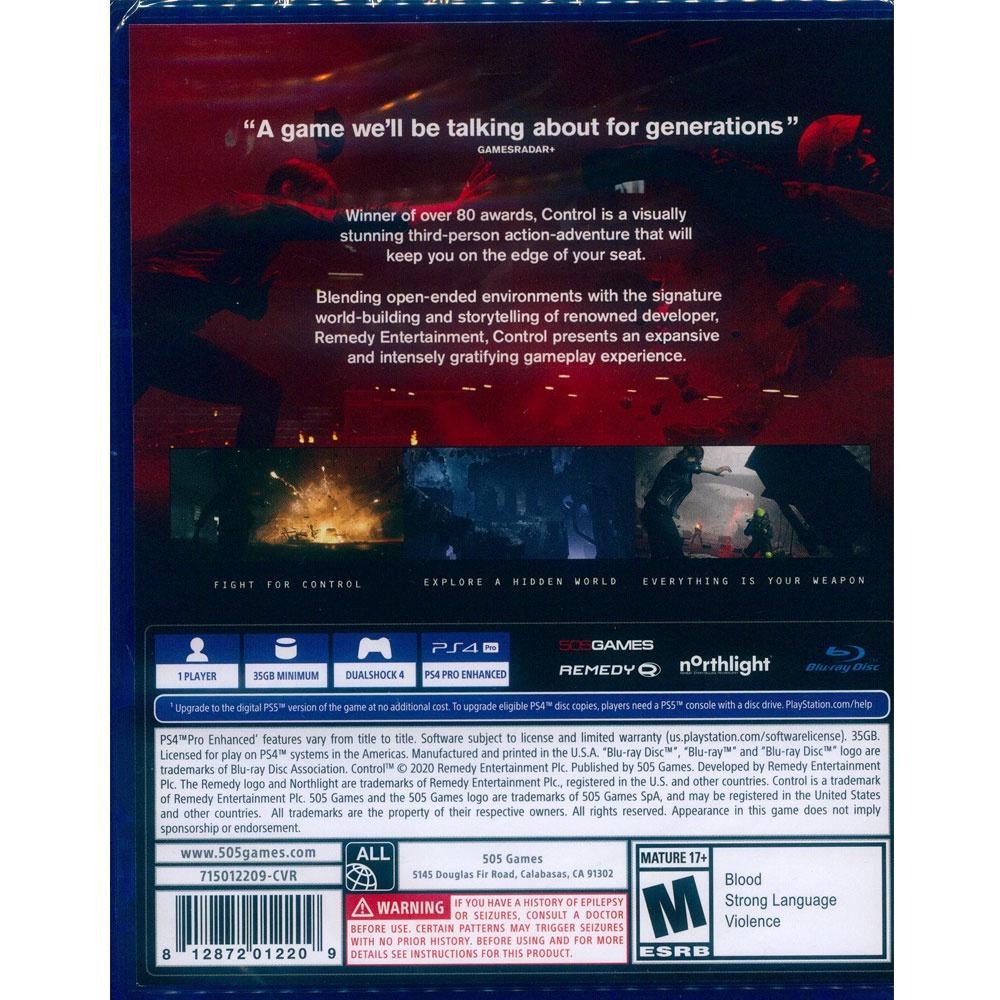 PS4 控制終極版中英文美版CONTROL: ULTIMATE EDITION【一起玩】 - 一起