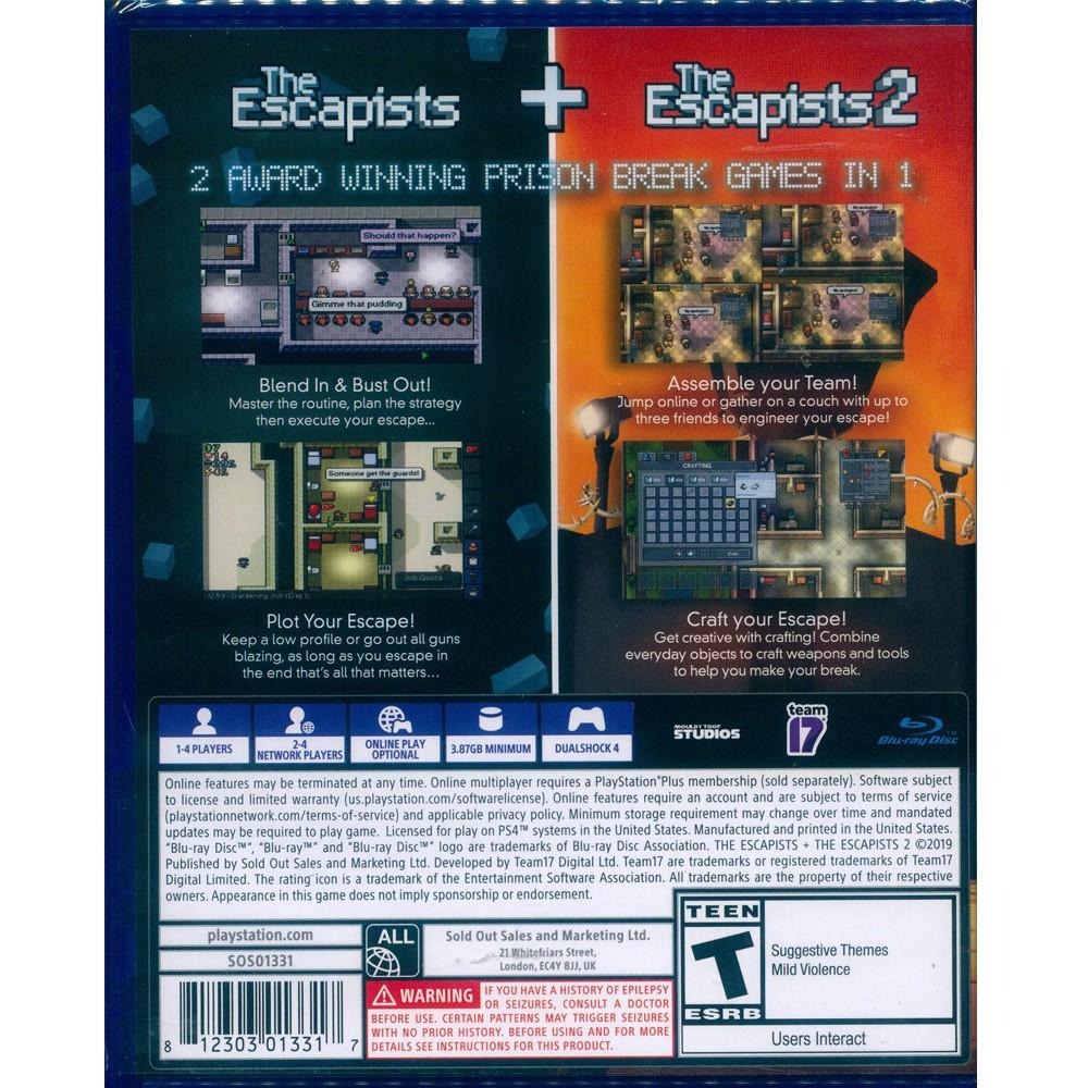 PS4 逃脫者 1+2 合輯 英文美版 The Escapists + The Escapists 2 【一起玩】-細節圖3