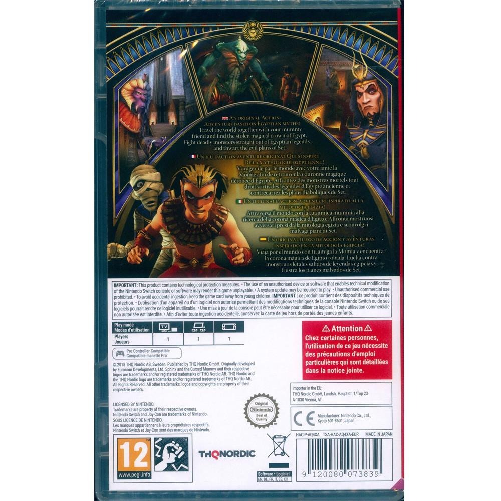 NS SWITCH 盜墓謎城外傳 英文歐版 Sphinx and the Cursed Mummy (一起玩)-細節圖3