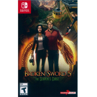 NS SWITCH 斷劍5：毒蛇的詛咒 英文美版 Broken Sword 5 (一起玩)