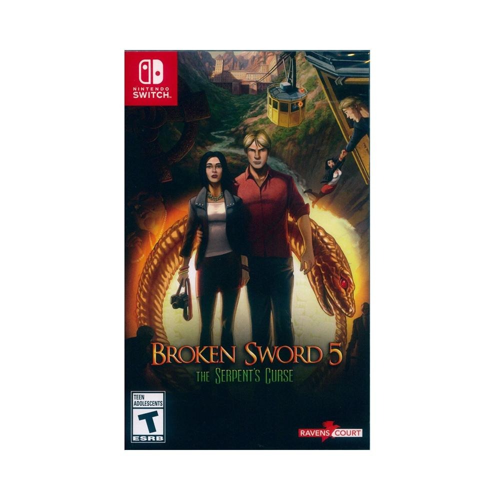 NS SWITCH 斷劍5：毒蛇的詛咒 英文美版 Broken Sword 5 (一起玩)-細節圖2
