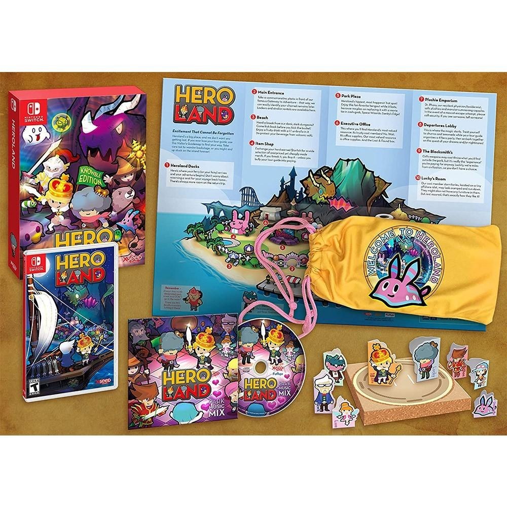 NS SWITCH 英雄島 限定版 英文歐版  Heroland  Knowble Edition (一起玩)-細節圖4