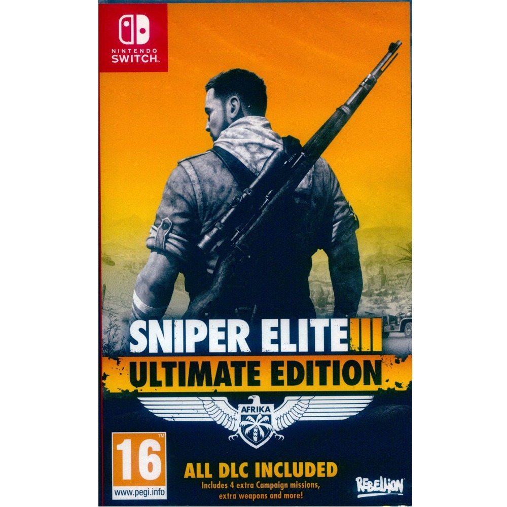 NS Switch 狙擊之神 3 終極版 英文歐版 Sniper Elite III 狙擊精英3【一起玩】(現貨全新)-規格圖1