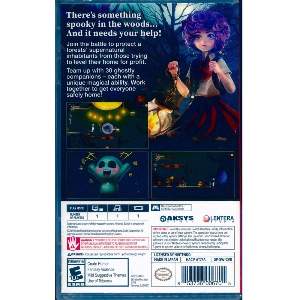 NS SWITCH 幽靈遊行 中英日文美版 Ghost Parade【一起玩】(現貨全新)-細節圖3