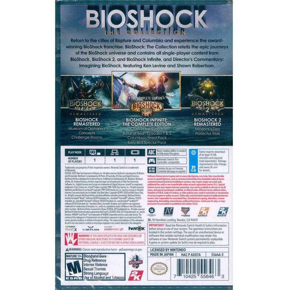 (一起玩) NS SWITCH 生化奇兵合集 中英文美版 BioShock: The Collection-細節圖3