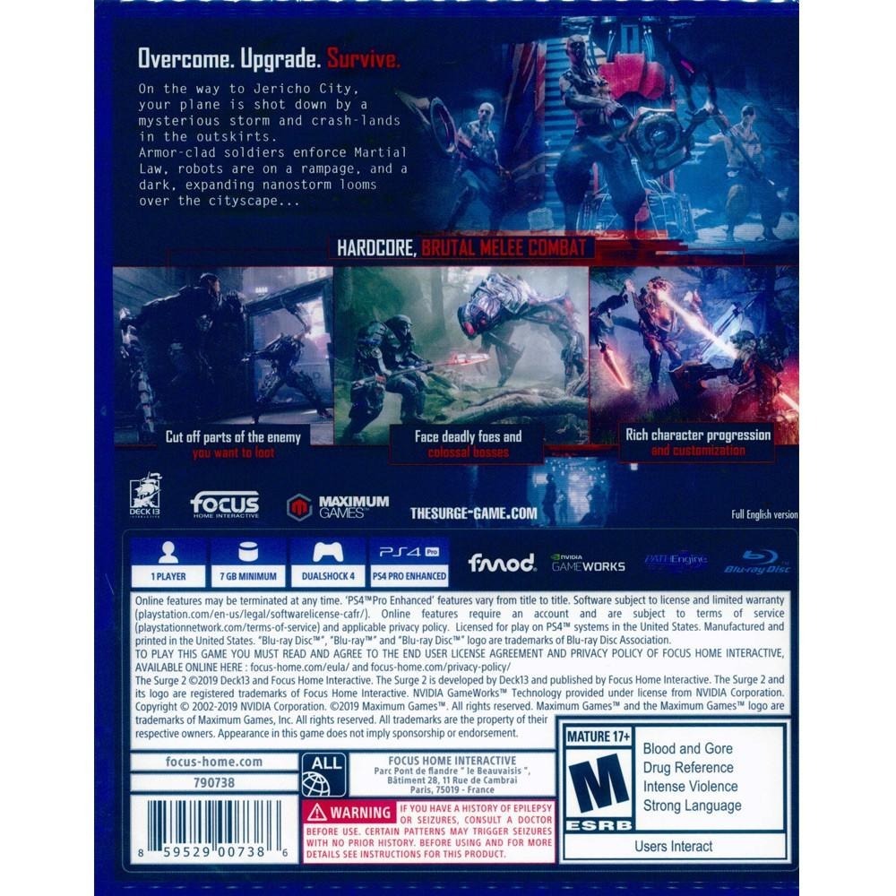 【一起玩】PS4 機甲狂潮 2 中英文美版 The Surge 2(現貨全新)-細節圖3