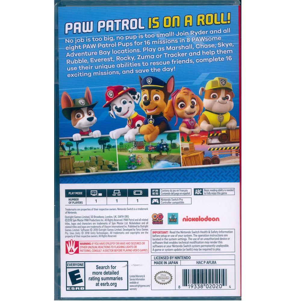 (一起玩) NS SWITCH 汪汪隊立大功出發救援 英文美版 Paw Patrol On A Roll  (現貨全新)-細節圖3