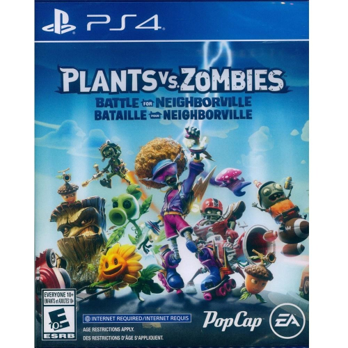 PS4 植物大戰殭屍：和睦小鎮保衛戰 中英文美版 Plants Vs. Zombies 【一起玩】
