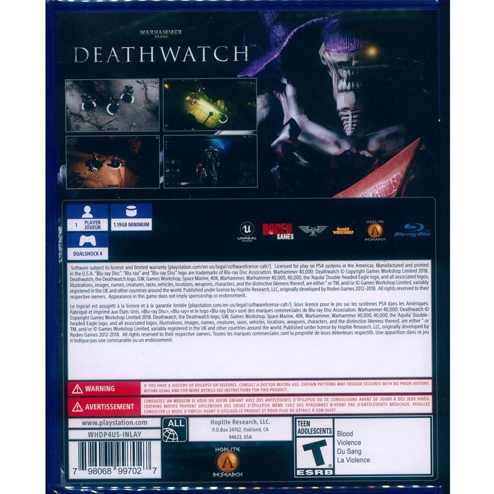 【一起玩】PS4 戰鎚40000：死亡守望 英文美版 Warhammer 40K Deathwatch-細節圖3