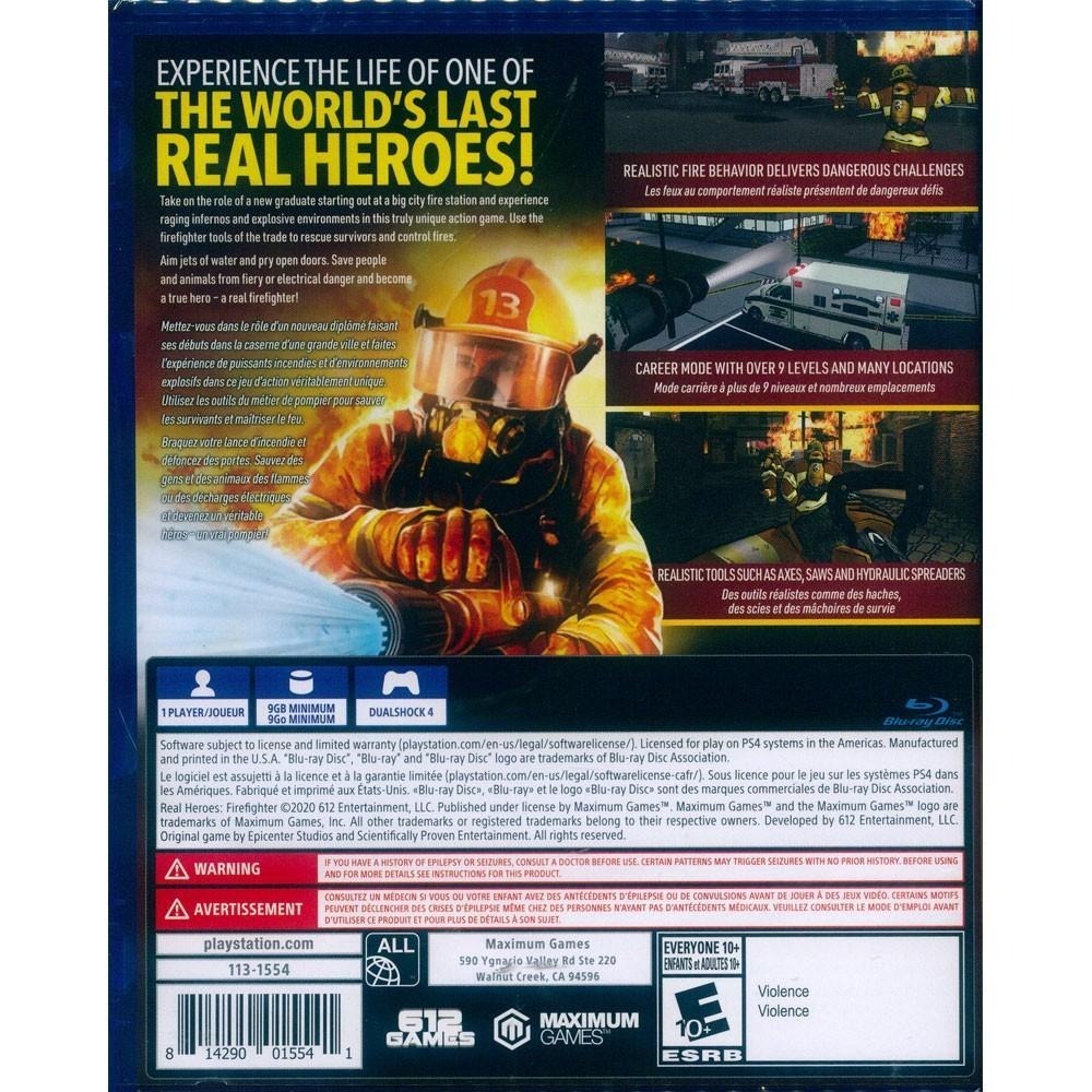 【一起玩】PS4 火場英雄 消防員 英文美版 Real Heroes Firefighter (火神的眼淚)-細節圖3