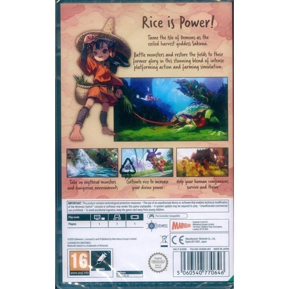 【一起玩】NS Switch 天穗之咲稻姬 天穗種稻姬 中文版 Sakuna of Rice and Ruin-細節圖3