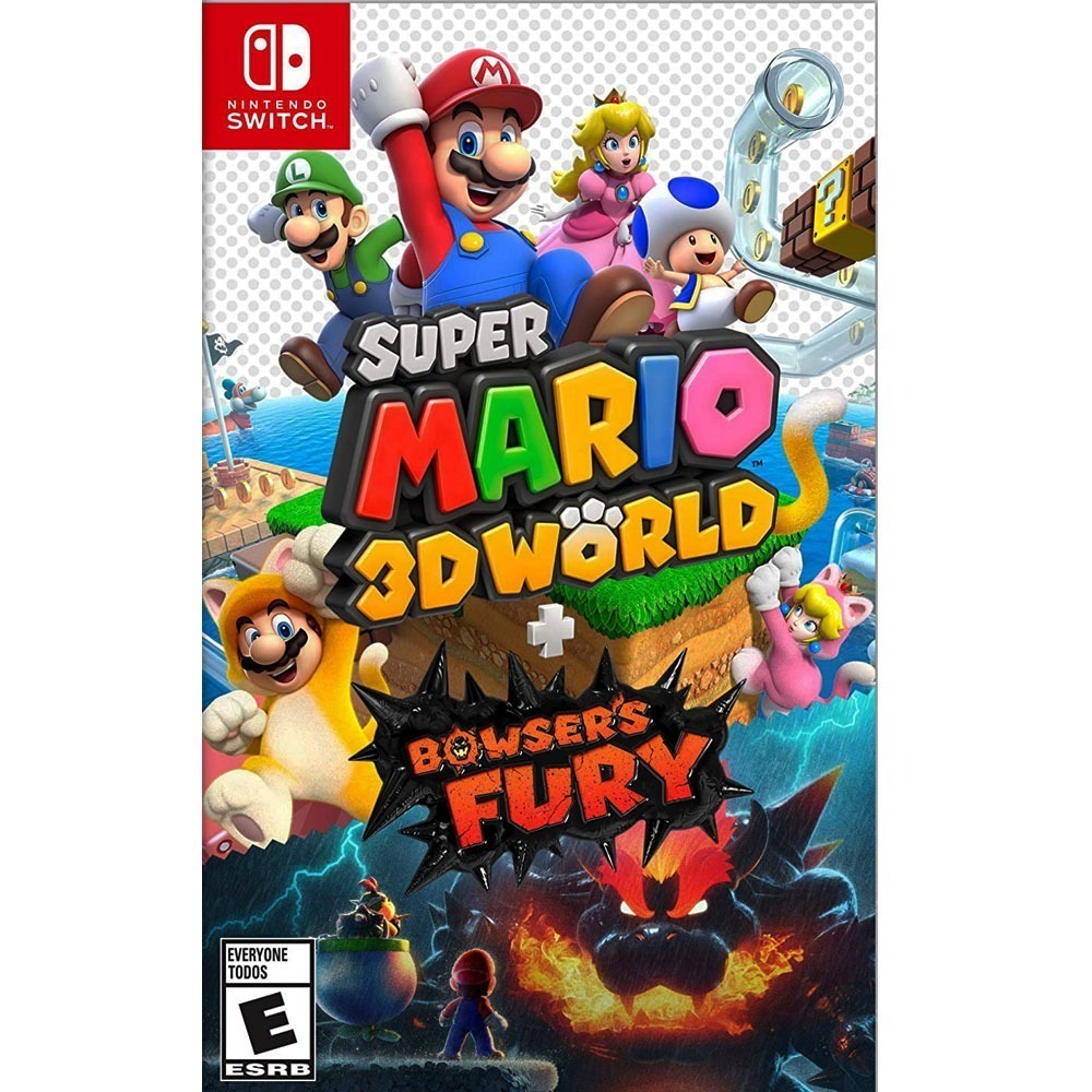 NS Switch 超級瑪利歐 3D 世界 + 狂怒世界 中文版 Super Mario 3D World (一起玩)-規格圖6