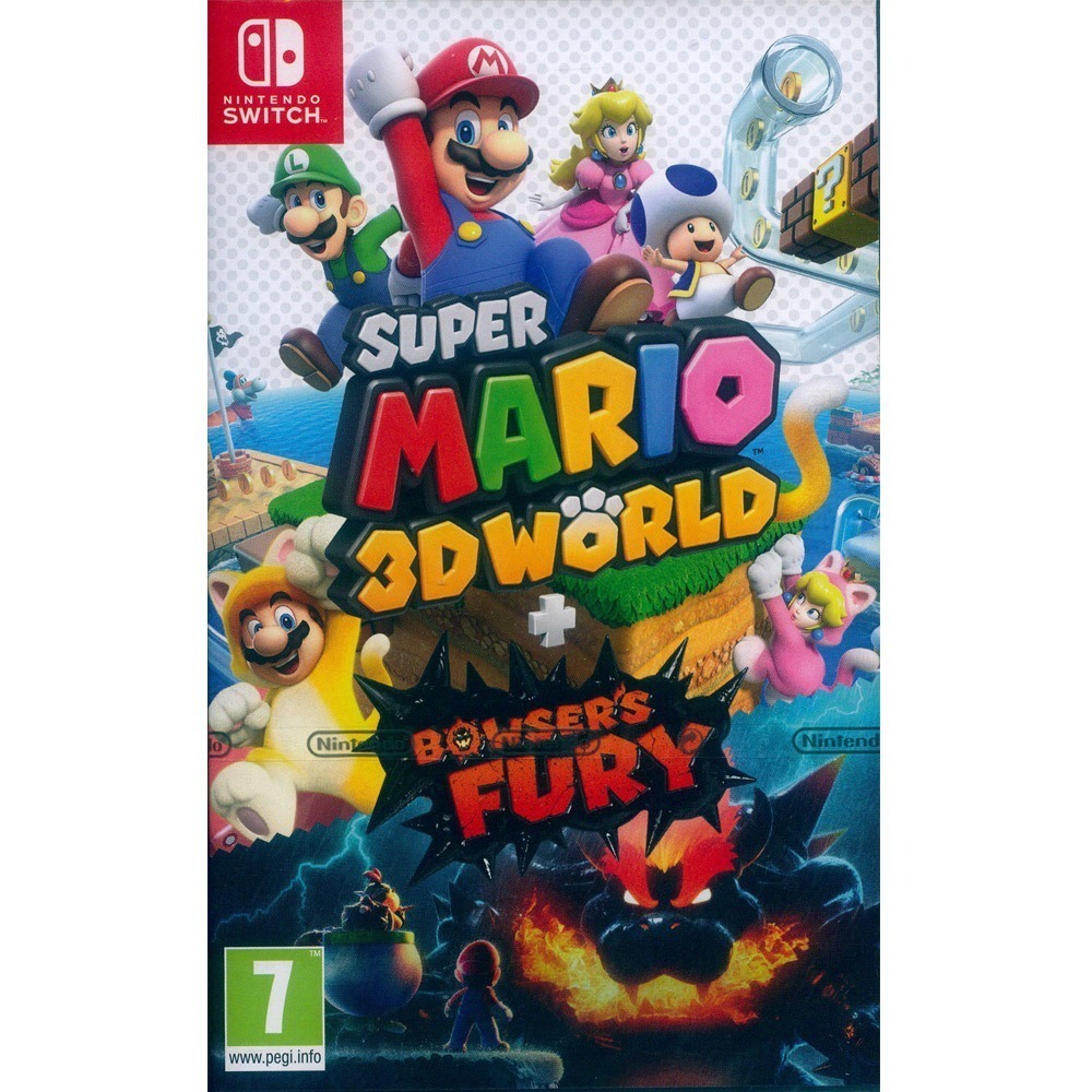 NS Switch 超級瑪利歐 3D 世界 + 狂怒世界 中文版 Super Mario 3D World (一起玩)-規格圖6