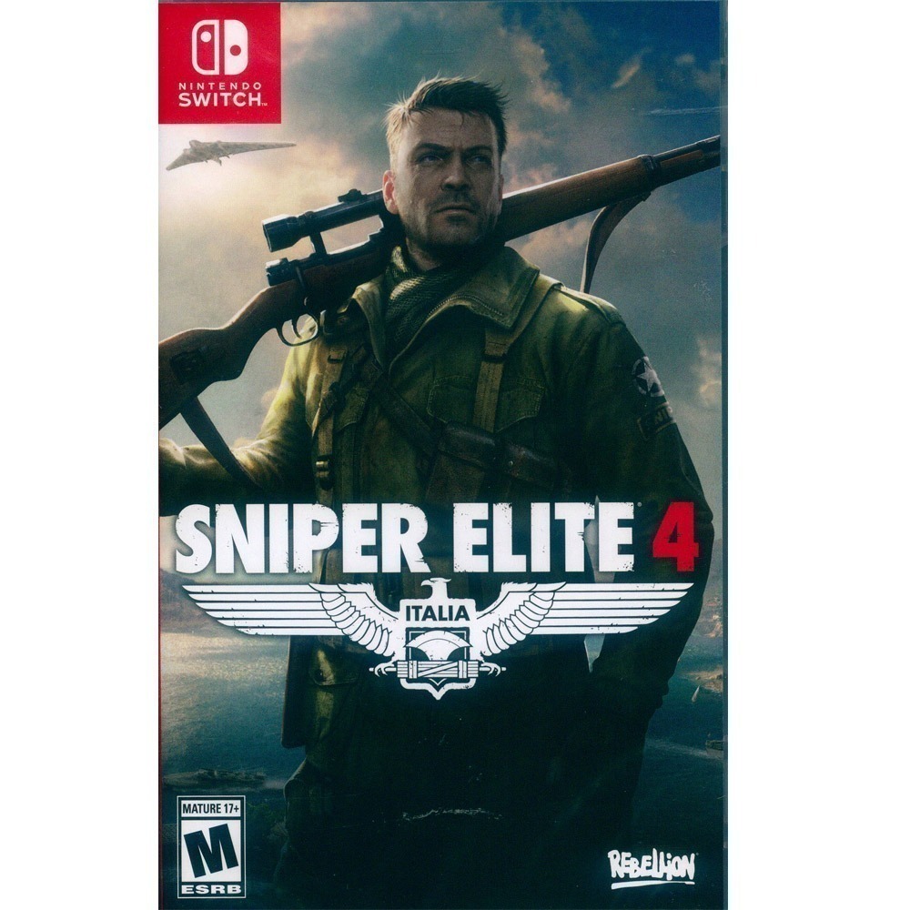 NS SWITCH 狙擊之神 4 中文版 Sniper Elite 4 狙擊菁英4 含DLC多人遊戲地圖包【一起玩】-規格圖1