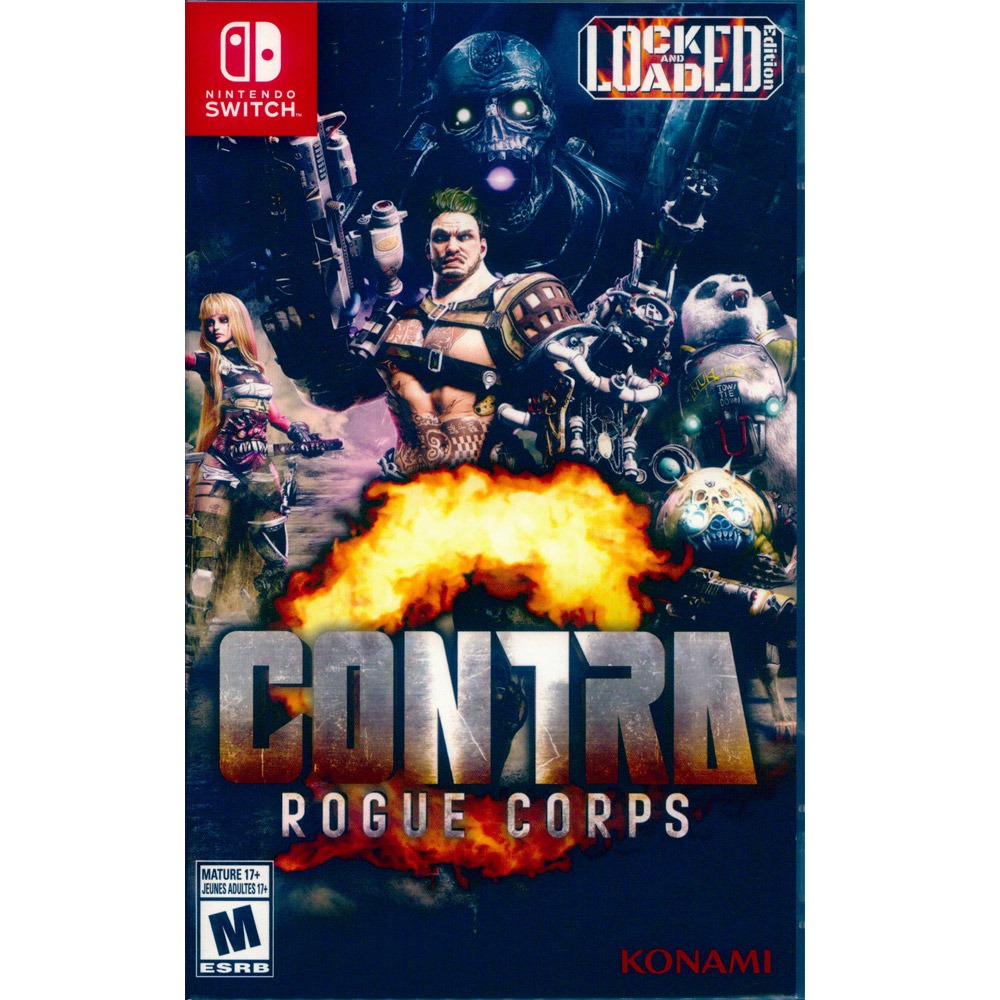 NS SWITCH 魂斗羅 RC 聯盟 鎖定裝填限量版 中英文版 CONTRA ROGUE CORPS【一起玩】-規格圖2