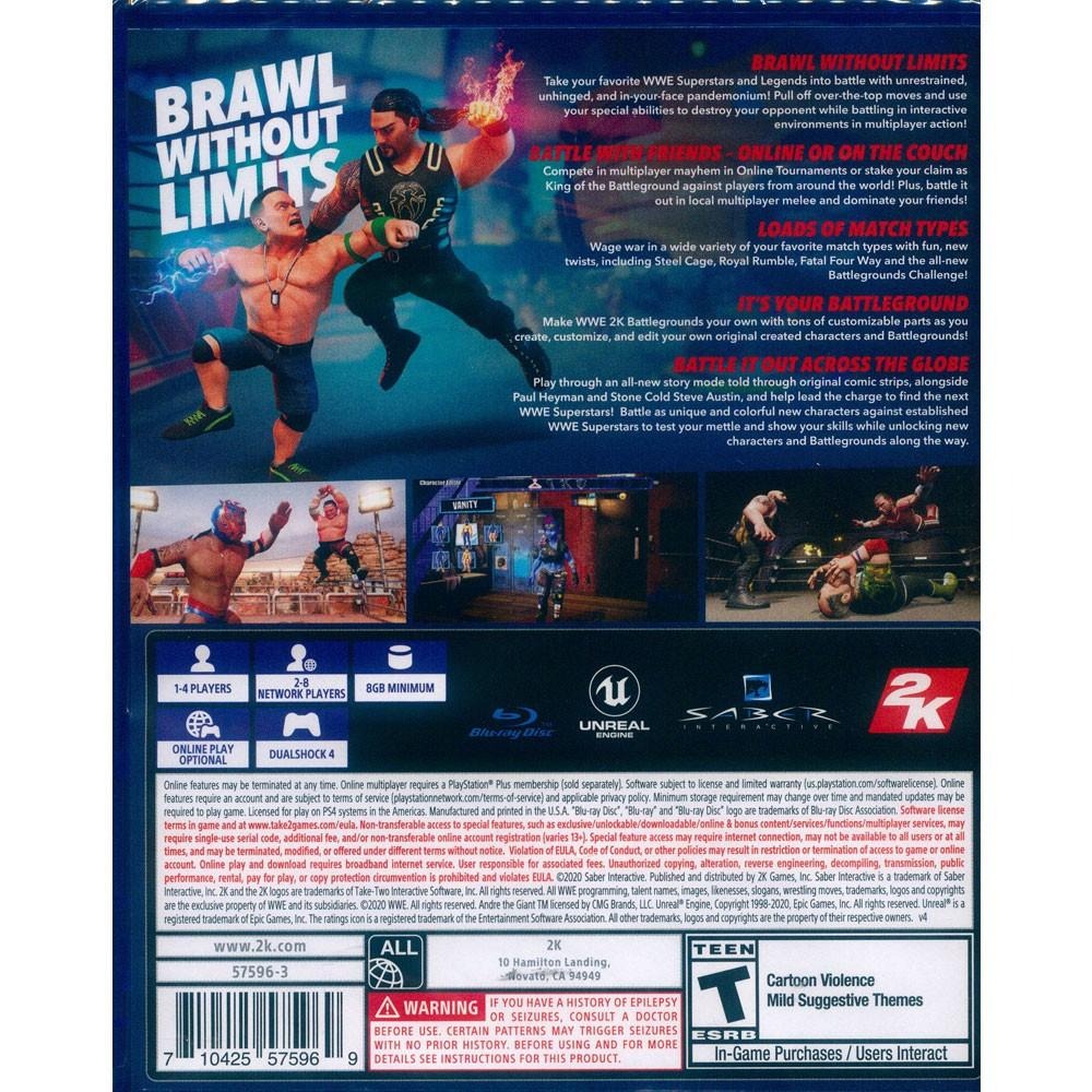 PS4 WWE 2K 殺戮戰場 中英文美版 WWE 2K Battlegrounds (一起玩)-細節圖3