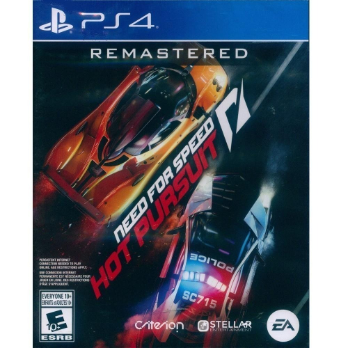 PS4 極速快感 超熱力追緝 重製版 中英文美版  Need for Speed: Hot Pursuit (一起玩)