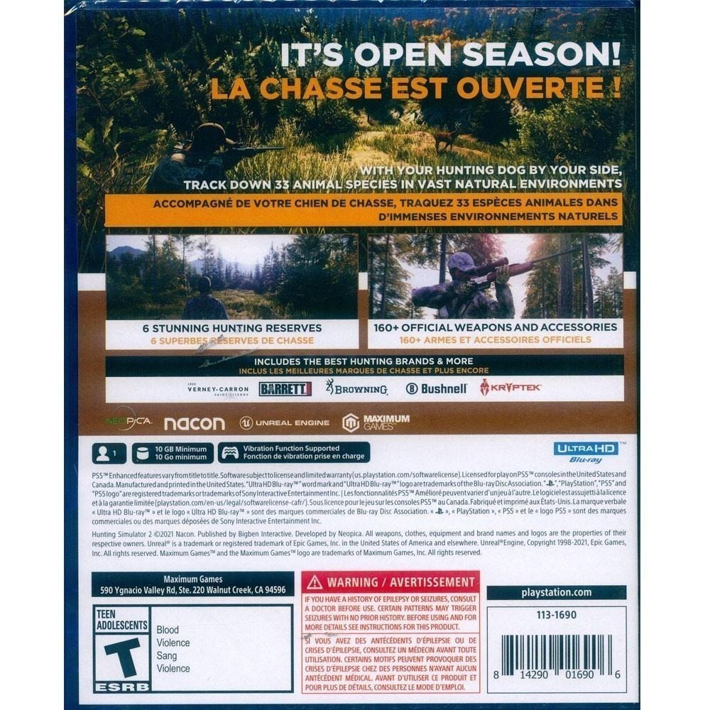 【一起玩】PS5 模擬狩獵 2 中文版 Hunting Simulator 2-細節圖5