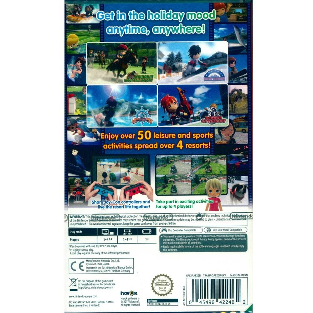 NS SWITCH 歡樂假期 英日文歐版 Go Vacation(現貨全新)-細節圖3