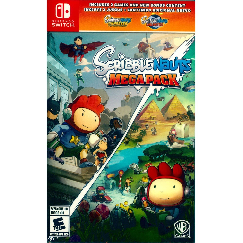 NS Switch 塗鴉冒險家 超級包 英文美版 Scribblenauts Mega Pack【一起玩】(現貨全新)-規格圖6