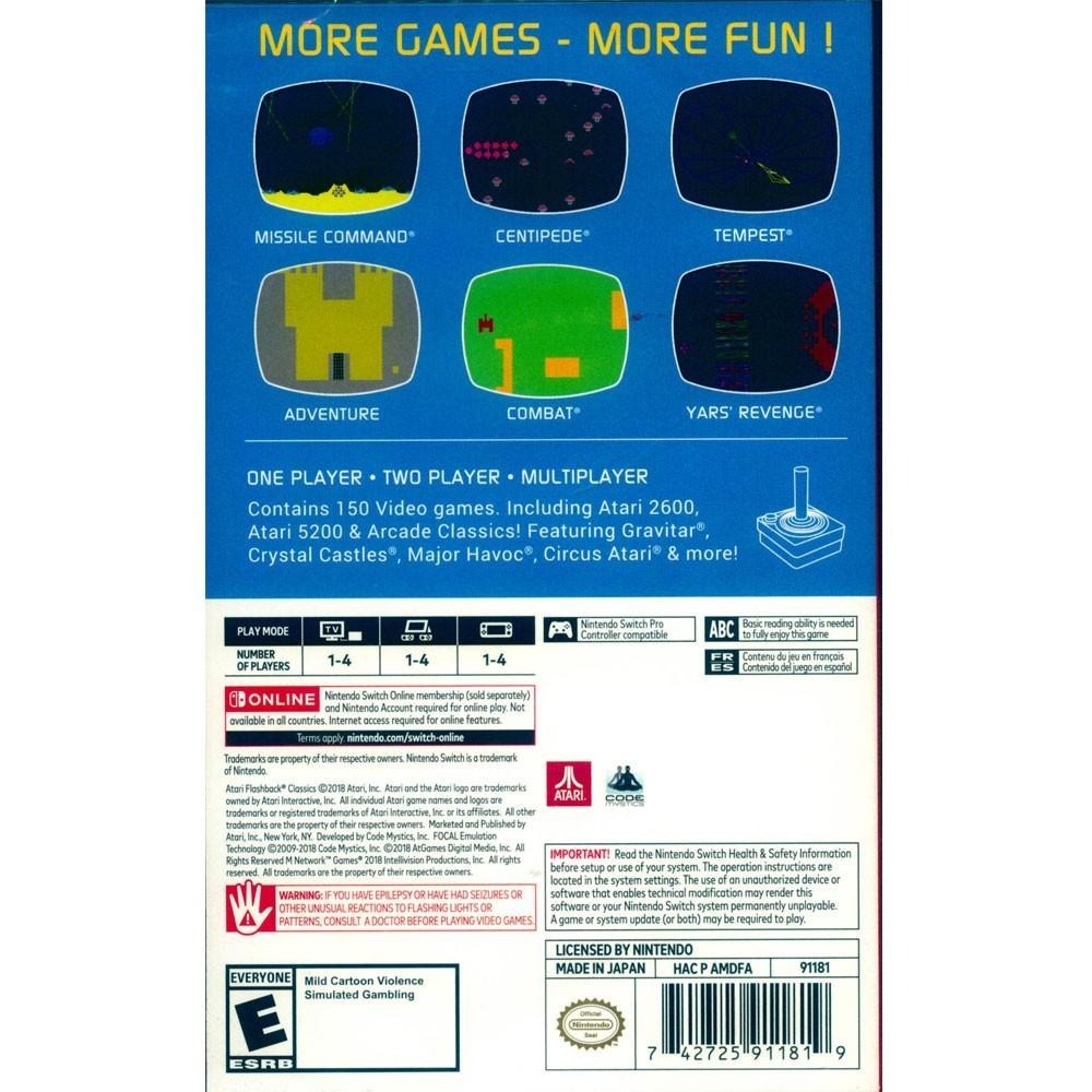 NS SWITCH Atari 重溫經典合集 英文美版 Atari Flashback Class【一起玩】(現貨全新)-細節圖3