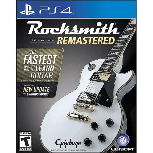 PS4 搖滾史密斯 2014 重製版 英文版(附音源線) Rocksmith 2014 Edition(現貨全新)