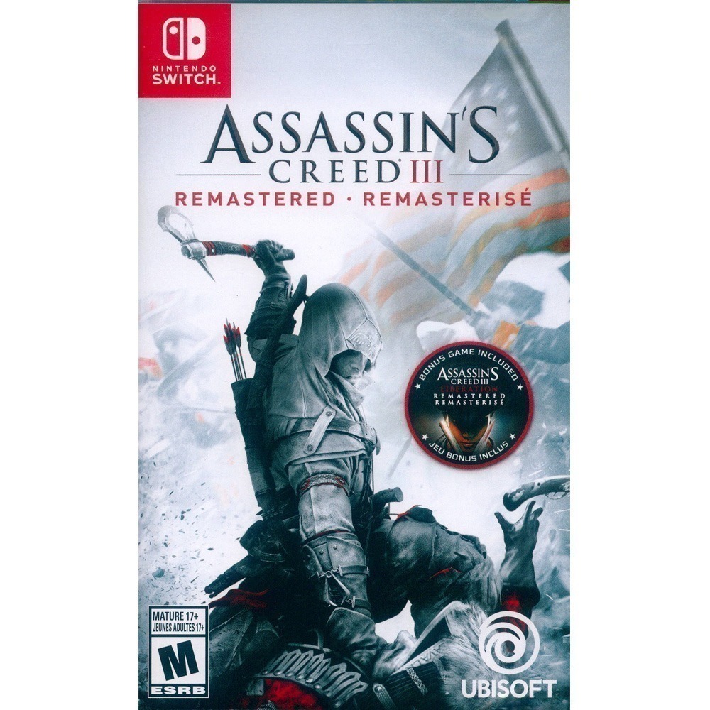 【一起玩】NS Switch 刺客教條 3 重製版 中文版 Assassin＇s Creed III(現貨全新)-規格圖1