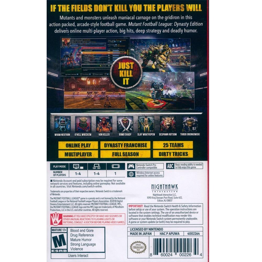 NS Switch 異形橄欖球聯盟 皇家版 英文美版 Mutant Football League【一起玩】(現貨全新)-細節圖3