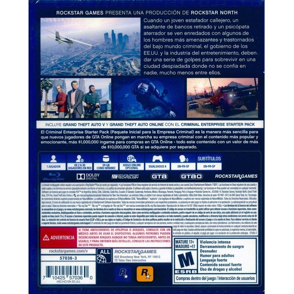 PS4 GTA5 俠盜獵車手5 豪華版 中文版 grand theft auto V【一起玩】(現貨全新)-細節圖3