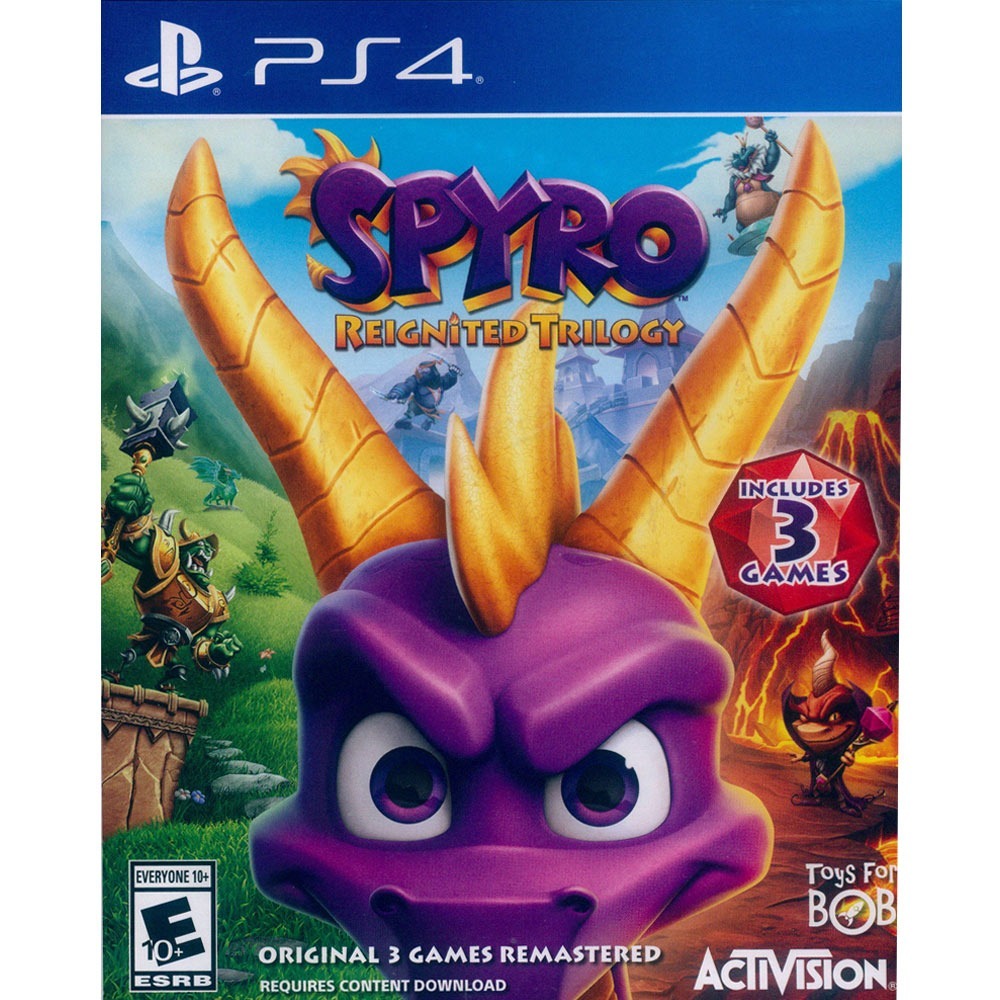 PS4 寶貝龍 重燃三部曲 英文美版 Spyro Reignited Trilogy【一起玩】(現貨全新)-規格圖5