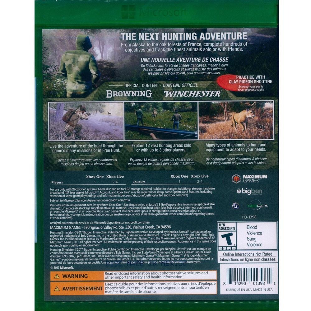 XBOX ONE 模擬狩獵 中英日文美版 Hunting Simulator (一起玩)(現貨全新)-細節圖3