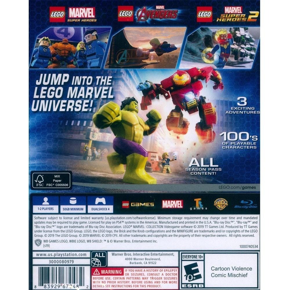 【一起玩】PS4 樂高漫威 合輯典藏完整版 英文版 Lego Marvel Collection(現貨全新)-細節圖3