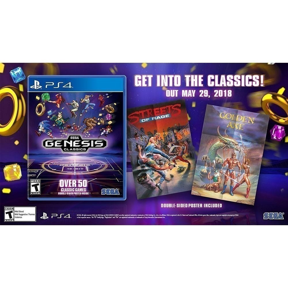 【一起玩】PS4 SEGA Genesis Classics 經典合輯 英文版 Sega Mega Drive-細節圖7