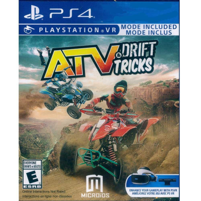 PS4 越野沙灘車 英文美版 ATV Drift & Tricks 支援VR模式【一起玩】(現貨全新)