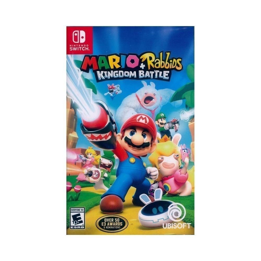 【一起玩】NS SWITCH 瑪利歐 ＋ 瘋狂兔子 王國之戰 中文版 Mario + Rabbids(現貨全新)-細節圖2